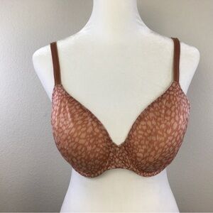 Victoria's Secret Angel Light Lightly Lined Full Coverage Animal Print Bra 32DD